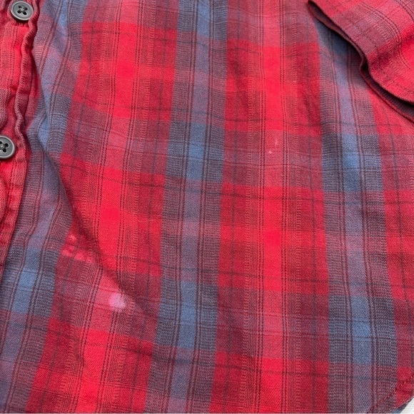 Columbia Shirt Plaid Red Gorp Outdoor Hiking Camping Western Long Sleeve Work - Picture 7 of 13